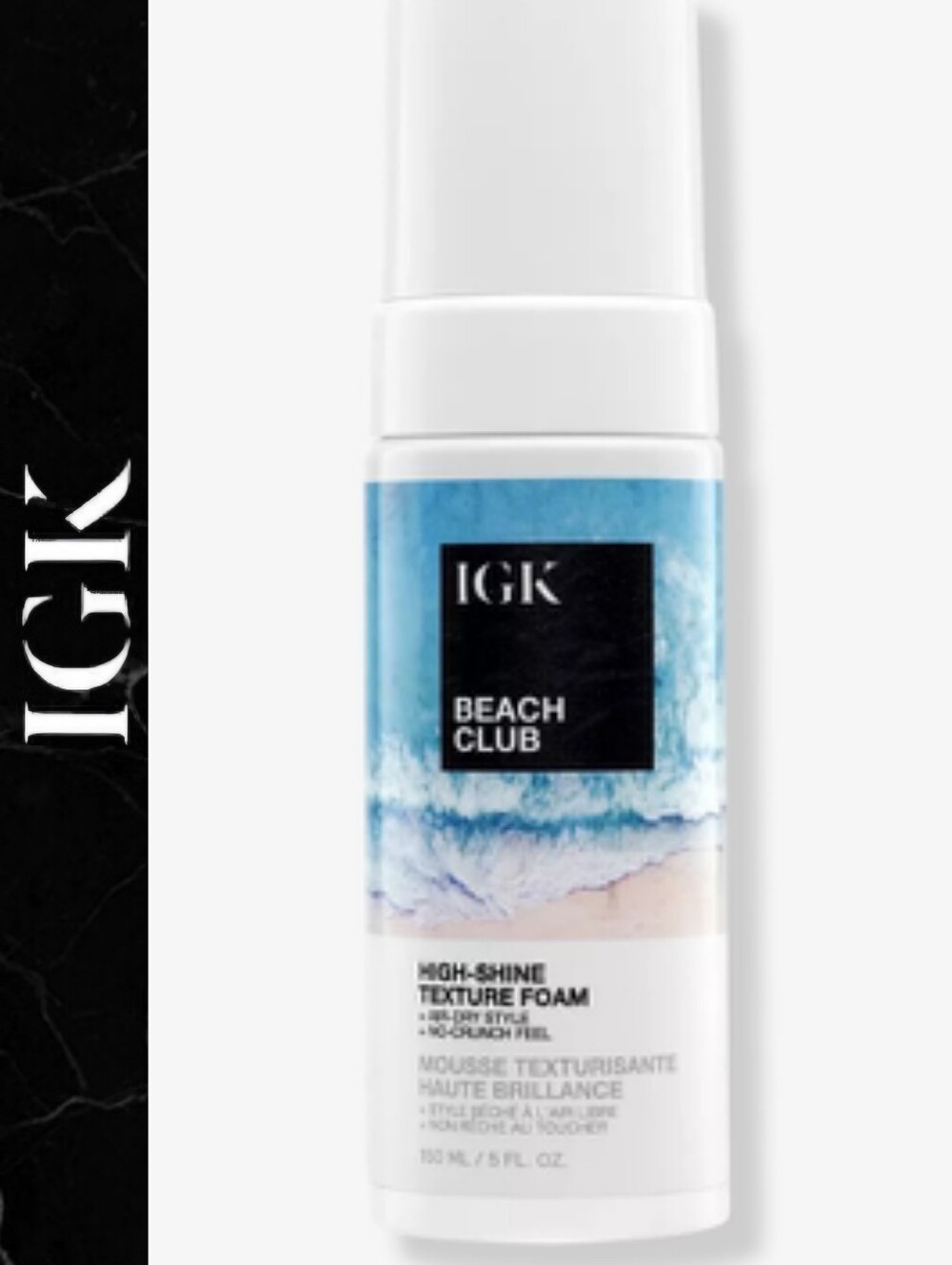 IGK Beach Club High-Shine Texture Foam